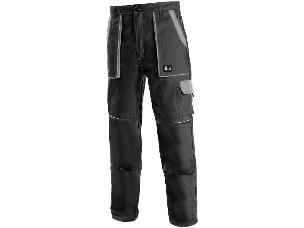 Kalhoty do pasu CXS LUXY JOSEF pánské černo-šedé 1020 006 810 prac. 48